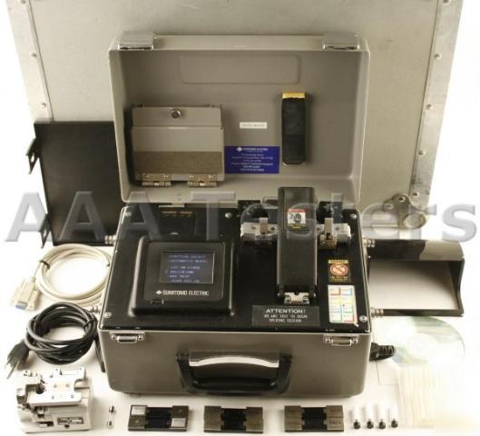 Sumitomo type-61 ribbon fiber fusion splicer w/ cleaver
