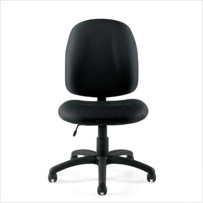 Offices to go armless fabric adjustable task chair