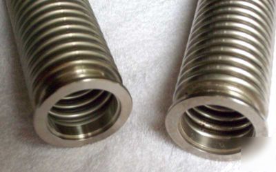 Pair (2) 10-inch length of nor-cal vacuum coupling hose