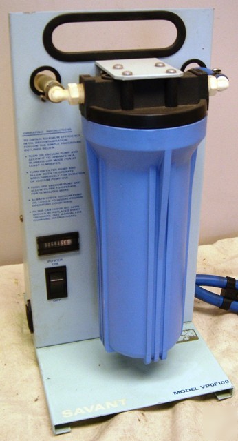 Savant VPOF100 oil filtration/decontamination unit/pump