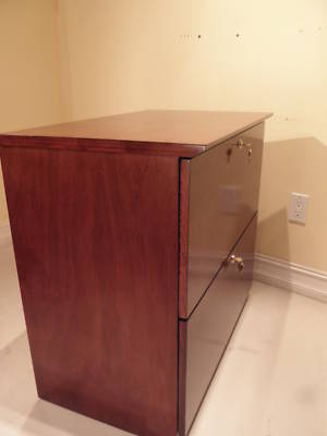2 drawer home office lateral wood file hutch cabinet 