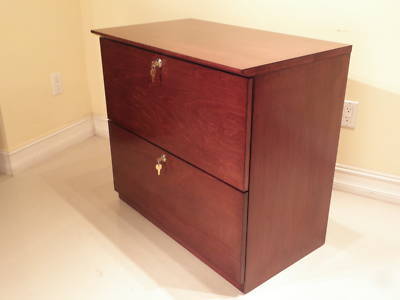 2 drawer home office lateral wood file hutch cabinet 