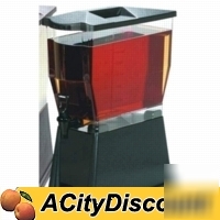 New two 3 gal beverage, tea, dispenser(s) - black