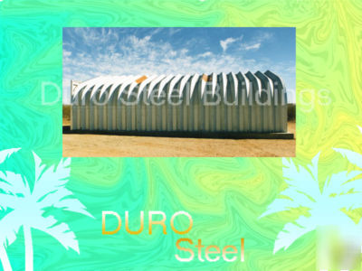 Duro steel garage kit 30X100X14 metal workshop building