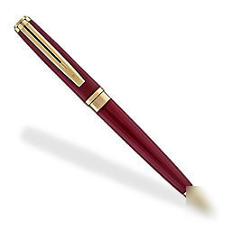Levenger waterman exception slim ballpoint-ruby red **