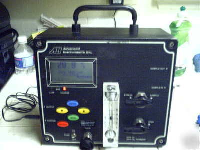 O2 oxygen analyzer by advance instruments ppm and % O2