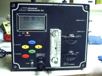 O2 oxygen analyzer by advance instruments ppm and % O2
