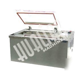 Vertical vacuum chamber packer and sealing machine