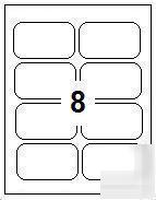 100 x A4 sheets - 8 labels per page = 800 99.1 x 67.7MM