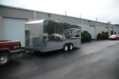 New custom built 20' concession trailer, 