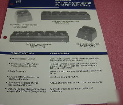 New ge business band radio brochures (13 in condition)