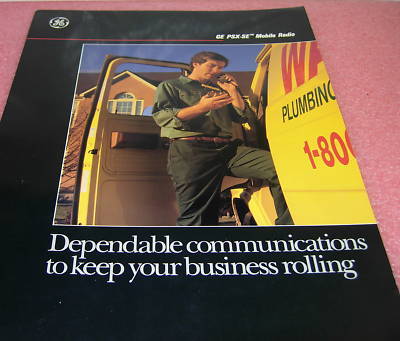 New ge business band radio brochures (13 in condition)