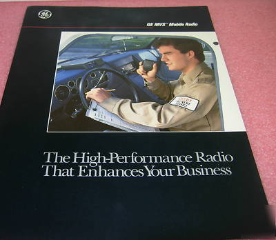 New ge business band radio brochures (13 in condition)