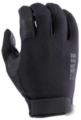 New hwi spandex duty gloves size lrg blk 