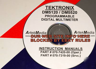 Tek DM5120 dmm oper & service manual (schematics-2VOL)