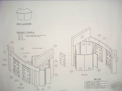 Trade show booth exhibit 30X50 20X20 20X30 modular