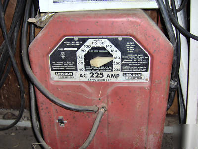Used lincoln ac 225 amp arc welder with 25 ft hd cord