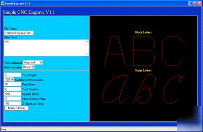 Simple engraving V1.6 - cnc software program