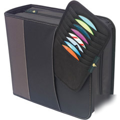 Case logic cd wallet nylon black holds rbnw-224