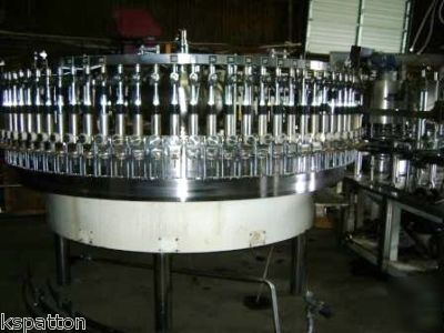 Sasib 90 valve bottle filler with 20 station capper