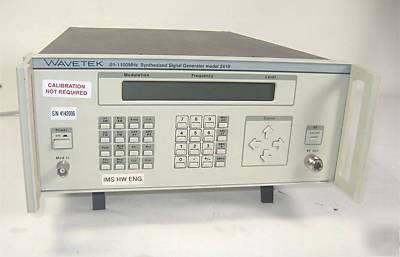 Wavetek 2410 1100MHZ synthesized signal generator