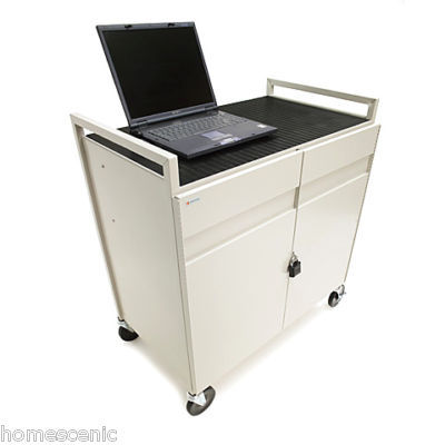 Bretford mobile laptop computer table docking cart 