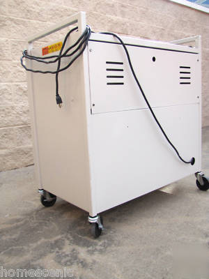 Bretford mobile laptop computer table docking cart 