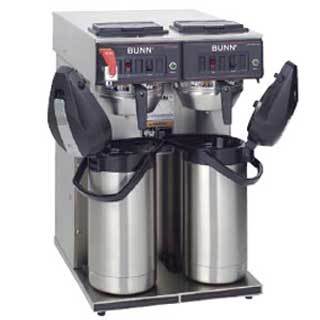 Bunn-o-matic 23400.0041 airpot coffee brewer, double, a