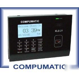 Compumatic XLS21 proximity card employee timeclock-used