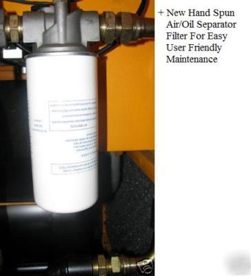 Eaton 10 hp, 3 phase vsd rotary screw air compressor