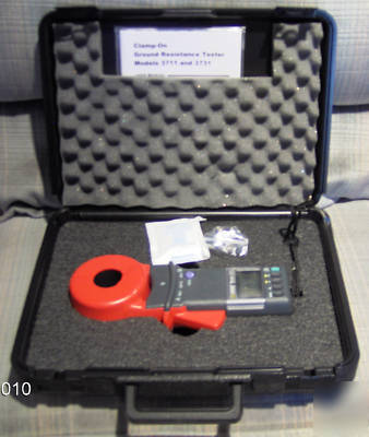New aemc 3731 clamp-on ground resistance tester ( )