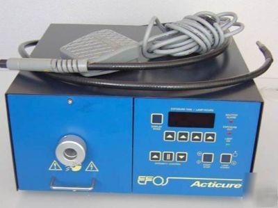 New exfo efos acticure 4000 uv spot-curing system+ lamp 