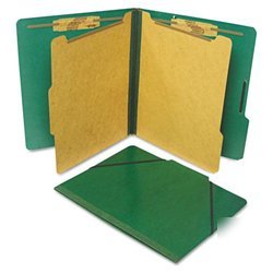 New six section classification folios with fasteners...