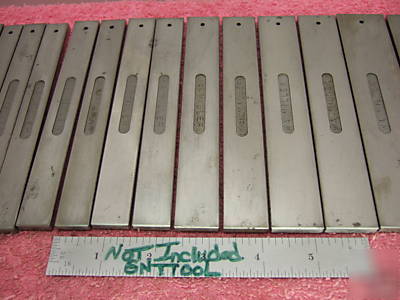 Parallel set toolmaker 10PAIR 20PIECES air-hardened wow