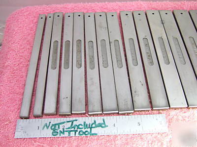 Parallel set toolmaker 10PAIR 20PIECES air-hardened wow