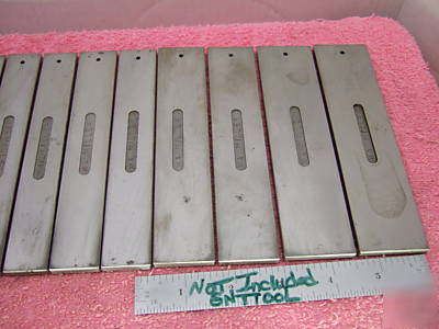 Parallel set toolmaker 10PAIR 20PIECES air-hardened wow