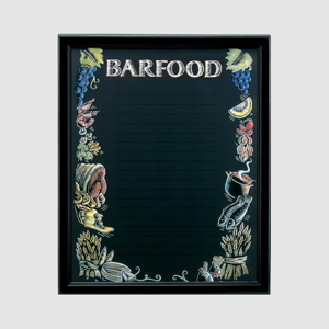 Printed bar food blackboard - chalkboard pub equipment