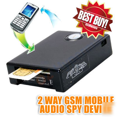2WAY gsm mobile voice detect audio device spy auto call
