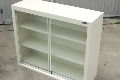 Kewaunee-case-glass-lab-display-wall-cabinet-laboratory