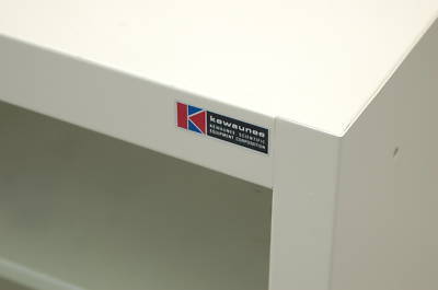 Kewaunee-case-glass-lab-display-wall-cabinet-laboratory