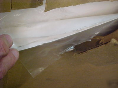 100 sheet ritrama white flexible calendered vinyl 27X38