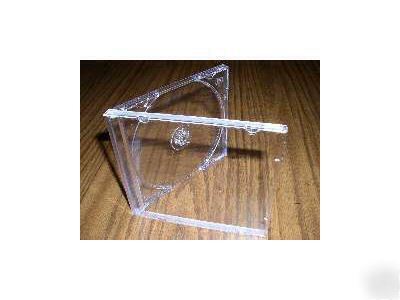 New 1200 standard cd jewel cases with clear tray KC04PK