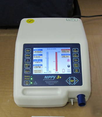 Nippy 3+ positive pressure ventilator