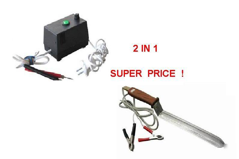 New electric soldering iron of beeswax + electro-knife 