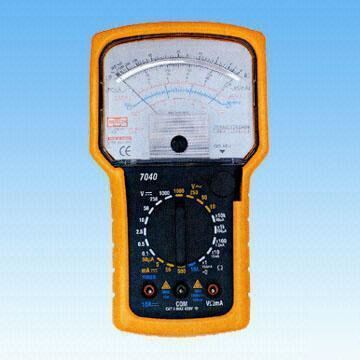 New mastech 7040 analog meter w/protective holster - 