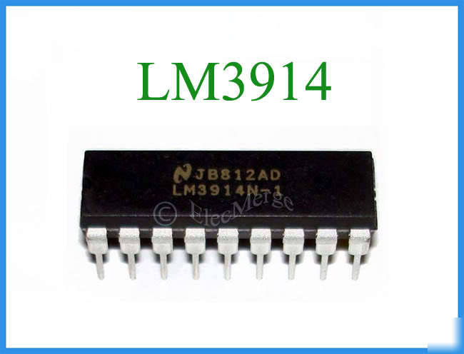 3 x LM3914N LM3914 dip bar display driver free shipping