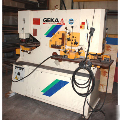 Geka hydracrop 80/sd iron worker hurry don't delay 