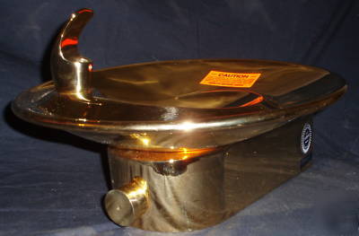 Haws drinking fountain gold plated model 1000 mgf 