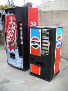 Mini - pepsi cola soda vending machine-dixie narco
