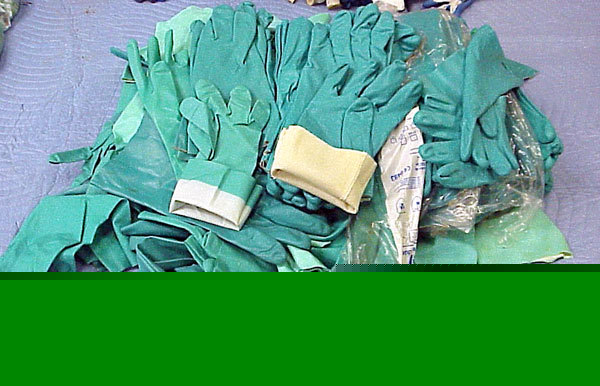 New 100 pair rubber nitrile hand work gloves size s/m/l